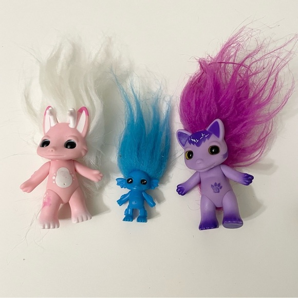 Lot of 3 Zelfs Toys Trolls Dolls - Picture 16 of 16